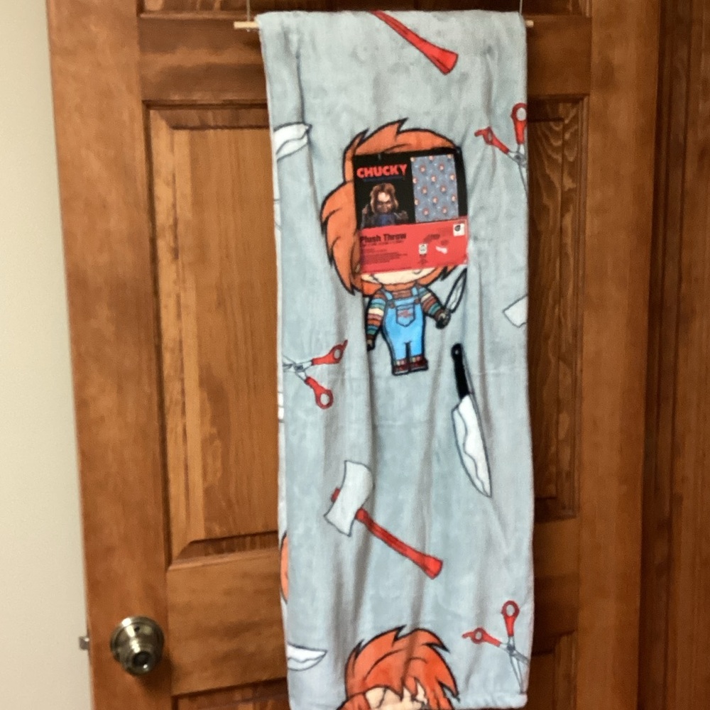 NWT Chucky Halloween Throw Blanket